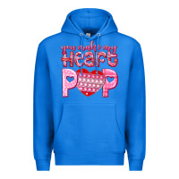 True Royal you make my heart pop Premium Hoodie - NancyCooperArtShop