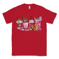 Red cat coffee cups Classic Tee - texasbilliewilder