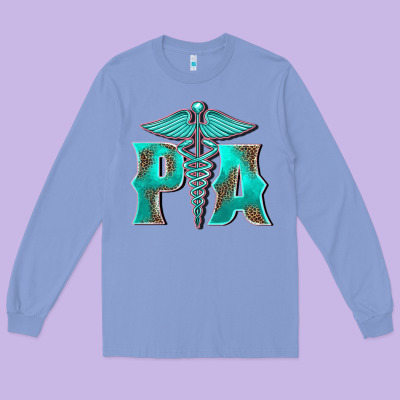 Physician Medical Symbol Assistant Nurse Long Sleeve Tee Designed By Barkaloodesign
