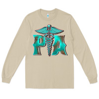 Mushroom physician medical symbol assistant nurse Long Sleeve Tee - BarkalooDesign