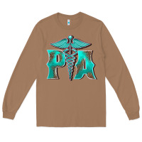 Toasted Coconut physician medical symbol assistant nurse Long Sleeve Tee - BarkalooDesign