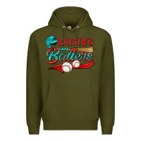 Army Green raising ballers Premium Hoodie - NancyCooperArtShop