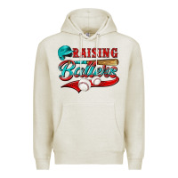 Oatmeal Heather raising ballers Premium Hoodie - NancyCooperArtShop