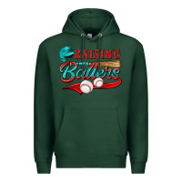 Sports Green raising ballers Premium Hoodie - NancyCooperArtShop