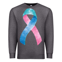 Charcoal Heather thyroid cancer ribbon fa element Premium Sweatshirt - FaDigitalArtStudio