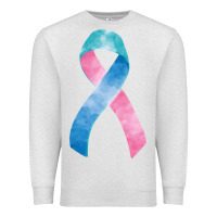 Oatmeal Heather thyroid cancer ribbon fa element Premium Sweatshirt - FaDigitalArtStudio