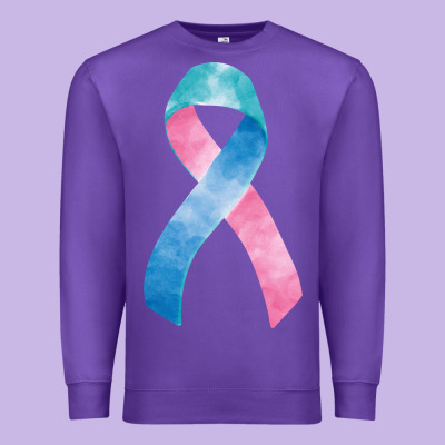 Thyroid Cancer Ribbon Fa Element Premium Sweatshirt Designed By Fadigitalartstudio