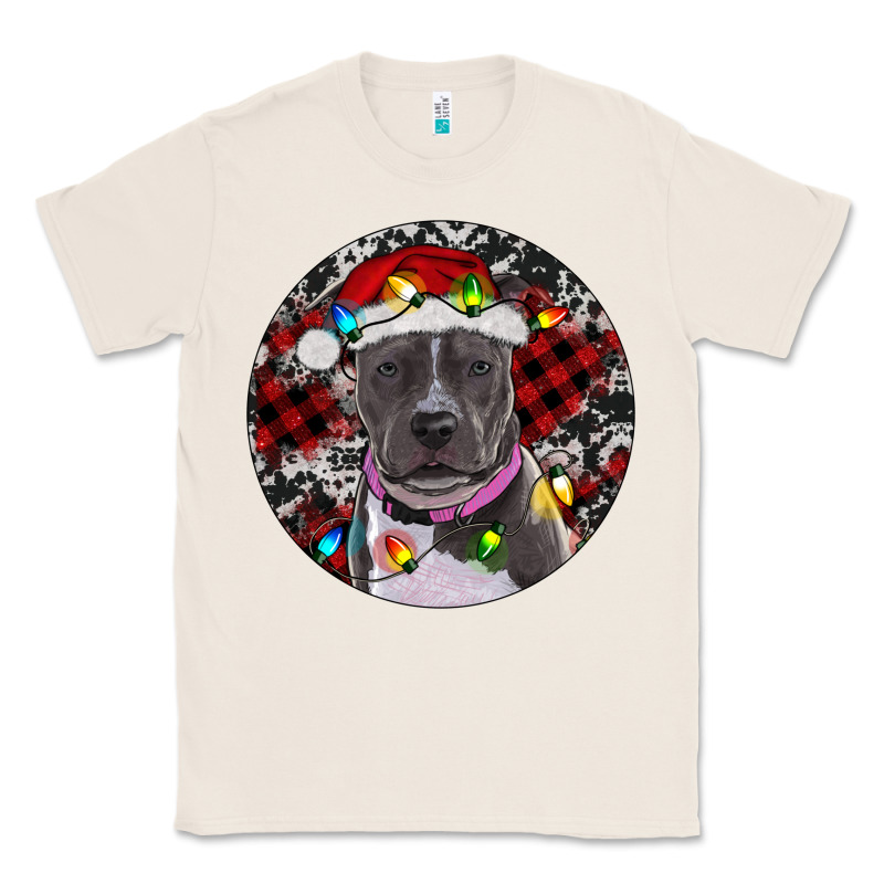 Pitbull And Buffalo Plaid Classic Tee by RanaPortraitStore | Teevron
