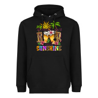 Black the only b.s. i need is beer and sunshine Heavyweight Hoodie - Zillion Design Studio