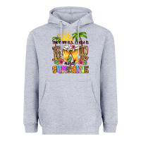 Heather Grey the only b.s. i need is beer and sunshine Heavyweight Hoodie - Zillion Design Studio