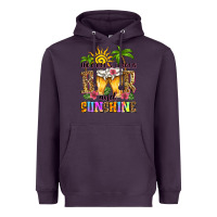 Plum the only b.s. i need is beer and sunshine Heavyweight Hoodie - Zillion Design Studio