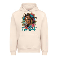 Sandshell free spirit quarter horse floral Urban Hoodie - LillyAllenDesigns