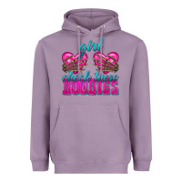 Lavender Girl Check Those Boobies Heavyweight Hoodie - texasbilliewilder
