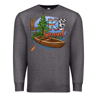 Charcoal Heather lake squad Premium Sweatshirt - HRA Design Shop