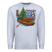Heather Grey lake squad Premium Sweatshirt - HRA Design Shop