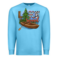 Ocean Blue lake squad Premium Sweatshirt - HRA Design Shop