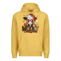 Antique Gold mooey christmas baby calf Premium Hoodie - Jasminsmagicworld
