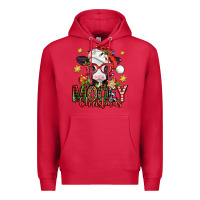Cardinal mooey christmas baby calf Premium Hoodie - Jasminsmagicworld