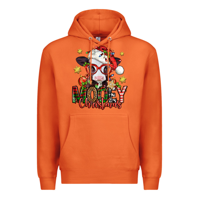 Mooey Christmas Baby Calf Premium Hoodie by Jasminsmagicworld | Teevron