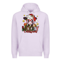 Lilac mooey christmas baby calf Premium Hoodie - Jasminsmagicworld