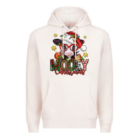 Pale Pink mooey christmas baby calf Premium Hoodie - Jasminsmagicworld