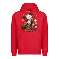 Red mooey christmas baby calf Premium Hoodie - Jasminsmagicworld