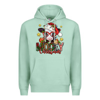 Seafoam mooey christmas baby calf Premium Hoodie - Jasminsmagicworld