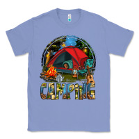 Colony Blue camping Classic Tee - texasbilliewilder