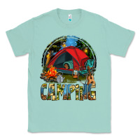 Seafoam camping Classic Tee - texasbilliewilder