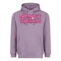 Lavender Breast Cancer Pharmacy Technician Heavyweight Hoodie - texasbilliewilder