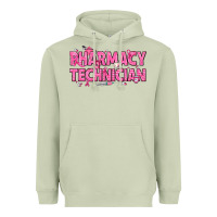 Matcha Breast Cancer Pharmacy Technician Heavyweight Hoodie - texasbilliewilder