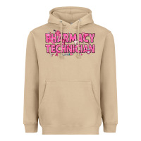 Mushroom Breast Cancer Pharmacy Technician Heavyweight Hoodie - texasbilliewilder