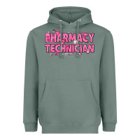 Sage Breast Cancer Pharmacy Technician Heavyweight Hoodie - texasbilliewilder