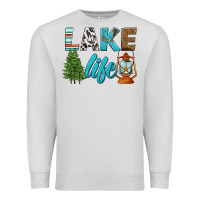 Dove Grey lake life Premium Sweatshirt - HRA Design Shop