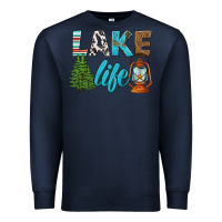 Navy lake life Premium Sweatshirt - HRA Design Shop
