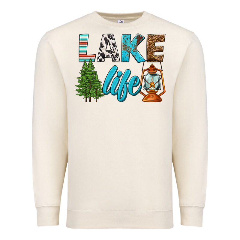 Lake Life Premium Sweatshirt by HRA Design Shop | Teevron