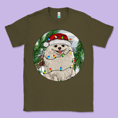 Pomeranian And Farm Classic Tee Designed By Ranaportraitstore