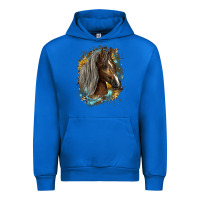 Cobalt western tennessee horse Urban Hoodie - LillyAllenDesigns