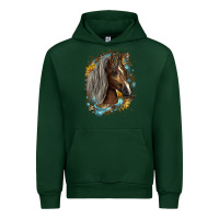 Forest Green western tennessee horse Urban Hoodie - LillyAllenDesigns