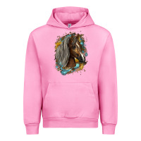 Fuchsia Pink western tennessee horse Urban Hoodie - LillyAllenDesigns