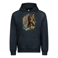 Navy western tennessee horse Urban Hoodie - LillyAllenDesigns