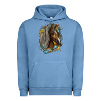 Pigment Pebble Blue western tennessee horse Urban Hoodie - LillyAllenDesigns