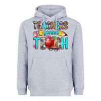 Heather Grey teachers gonna teach Heavyweight Hoodie - Zillion Design Studio