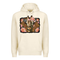 Tofu Western Floral Giraffe Premium Hoodie - LillyAllenDesigns