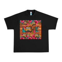 Black love school bus leopard Urban Heavy Tee - Artiststas