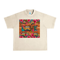 Sandshell love school bus leopard Urban Heavy Tee - Artiststas