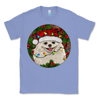 Colony Blue Christmas pomeranian Classic Tee - RanaPortraitStore