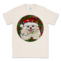 Natural Christmas pomeranian Classic Tee - RanaPortraitStore