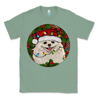 Sage Christmas pomeranian Classic Tee - RanaPortraitStore