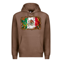 Chestnut Christmas lights Mexican flag Premium Hoodie - Jasminsmagicworld